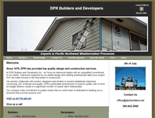 Tablet Screenshot of dprbuilders.com